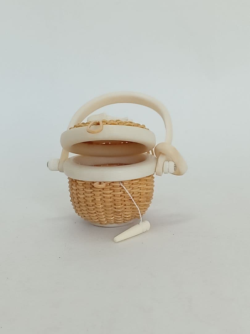 ミニナンタケットバスケット（人工象牙版）製作キットフルラッチ版ミニ