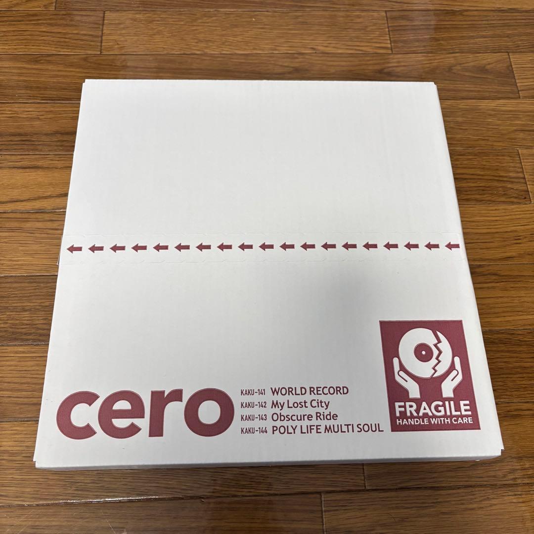 cero アナログ4タイトルオリジナルスリーブセット（直筆サイン入り