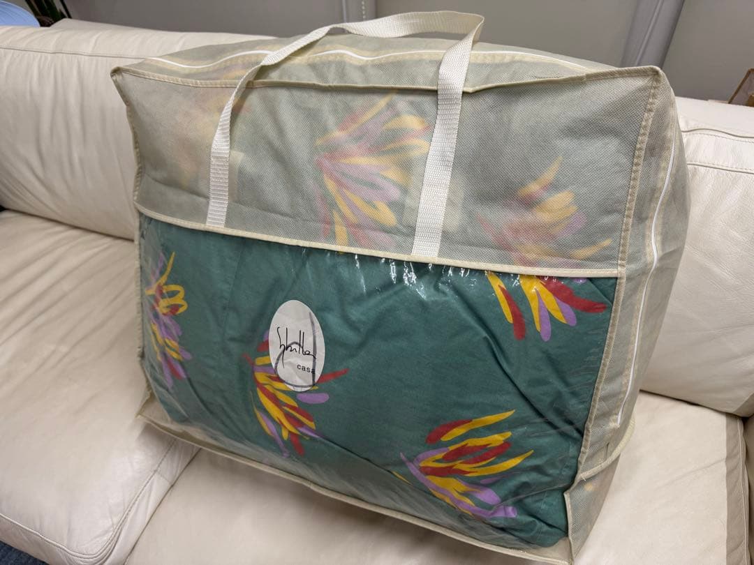 渡*謝様 羽毛掛け布団 ダウン90% 110×200cmセミシングル 寒さを防ぐ