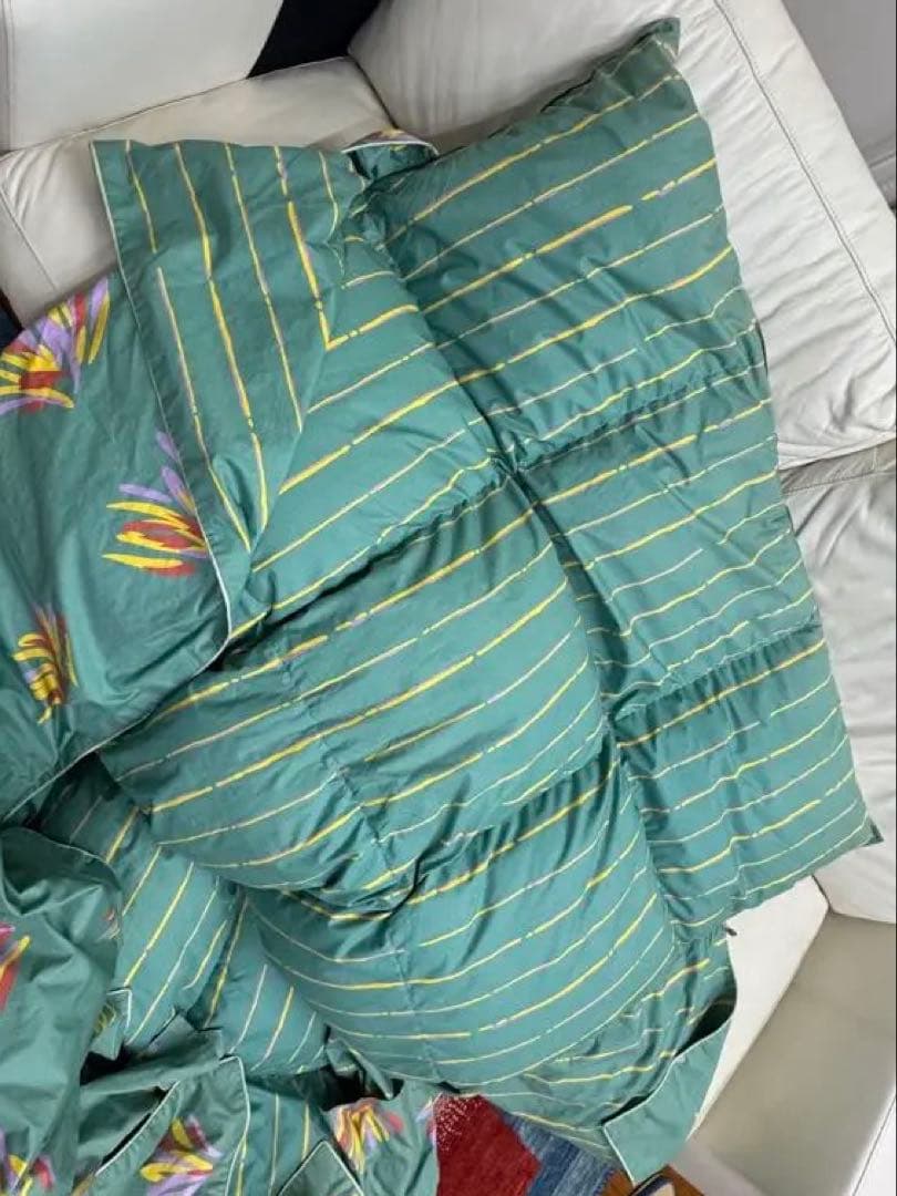 渡*謝様 羽毛掛け布団 ダウン90% 110×200cmセミシングル 寒さを防ぐ