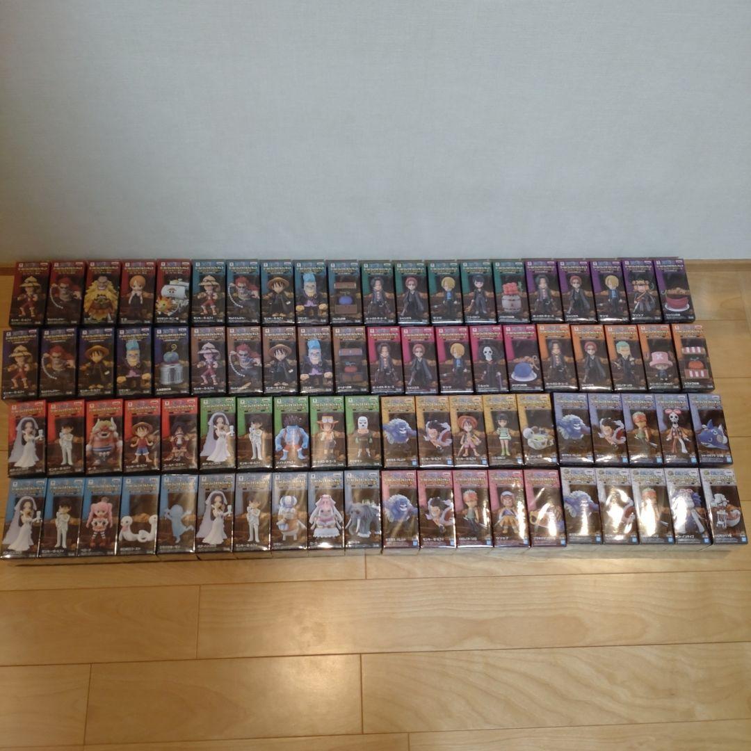 80体コンプリート　ワンピース　ワールドコレクタブルフィギュア　トレジャーラリー 80体コンプリート ワンピース ワールドコレクタブルフィギュア