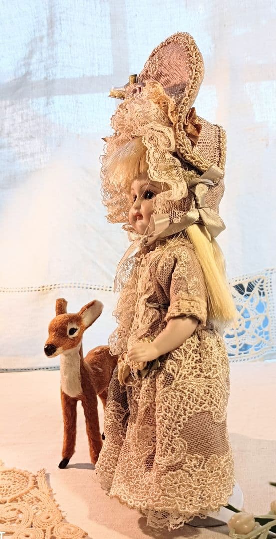 Handmade ビスクドール アウトフィット ミニョネット 約18cm前後用