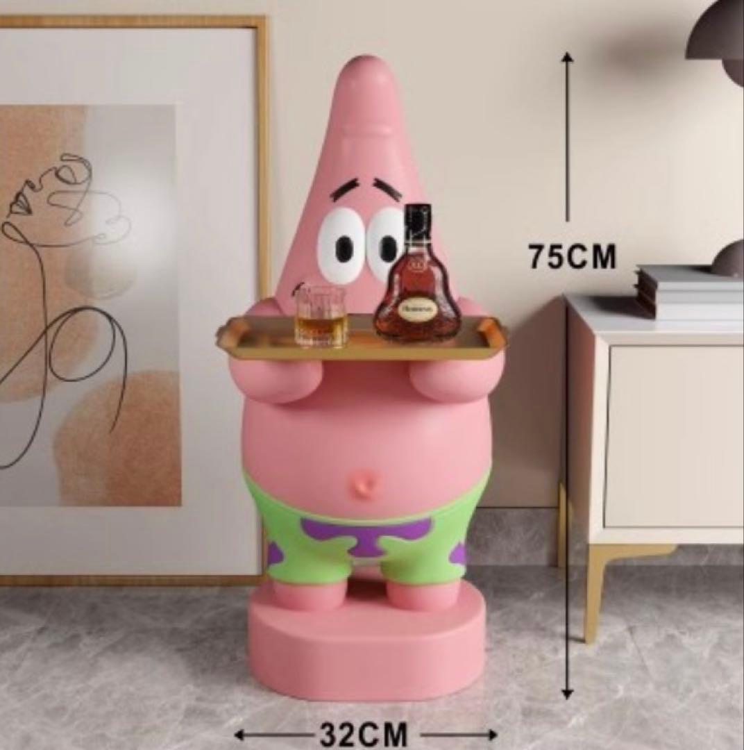 スポンジボブ パトリック君 特大インテリア フィギュア - メルカリ