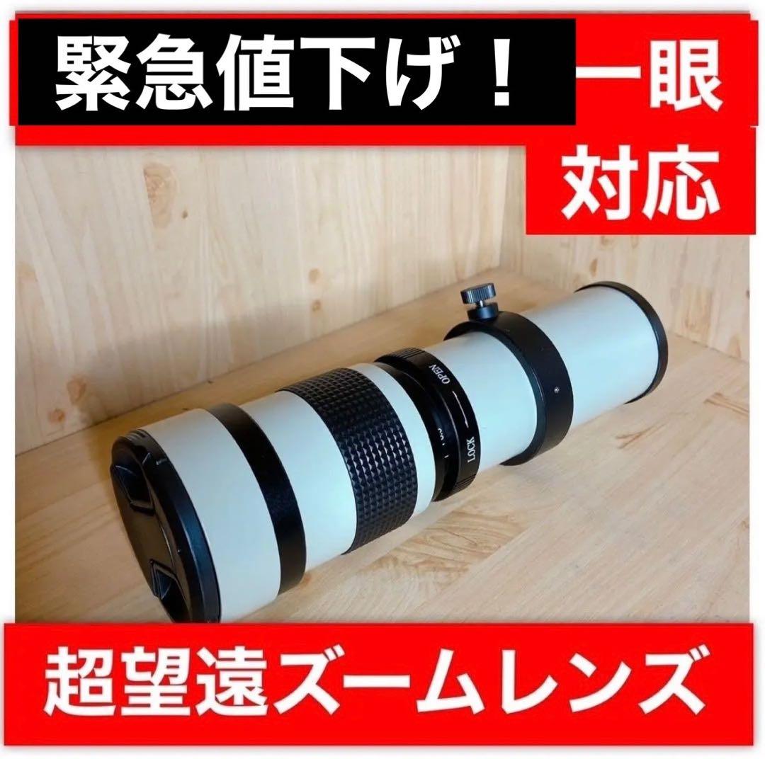 即購入OK！大人気！CANON 一眼レフ用 ズームレンズ！望遠レンズ！袋付き