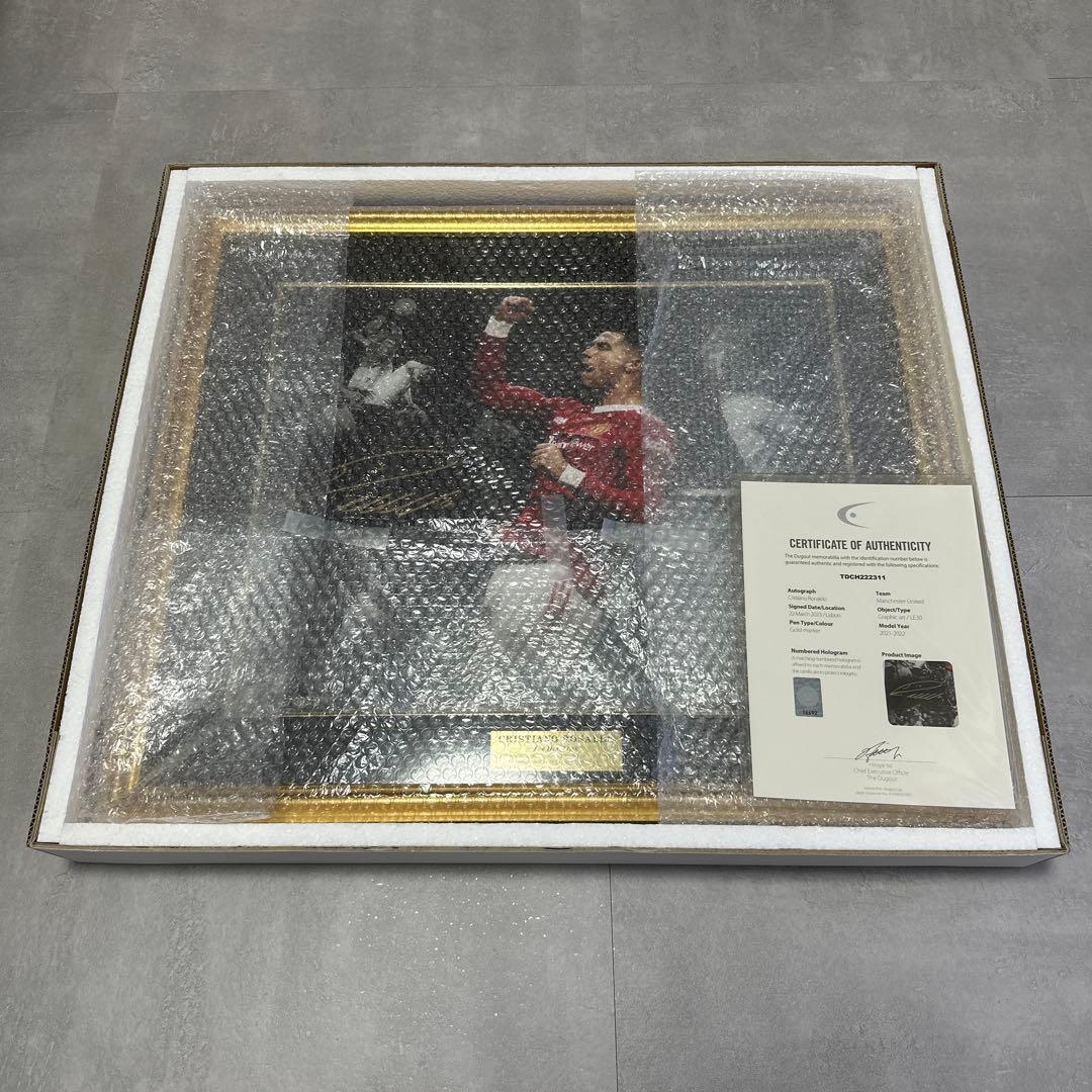 世界限定30枚】【定価33万円】ロナウド直筆サイン入りグラフィック