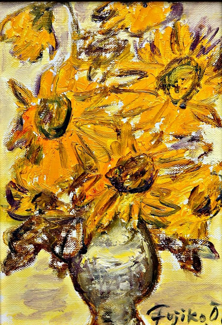 作:全和鳳『百済観音』 F4号油彩画