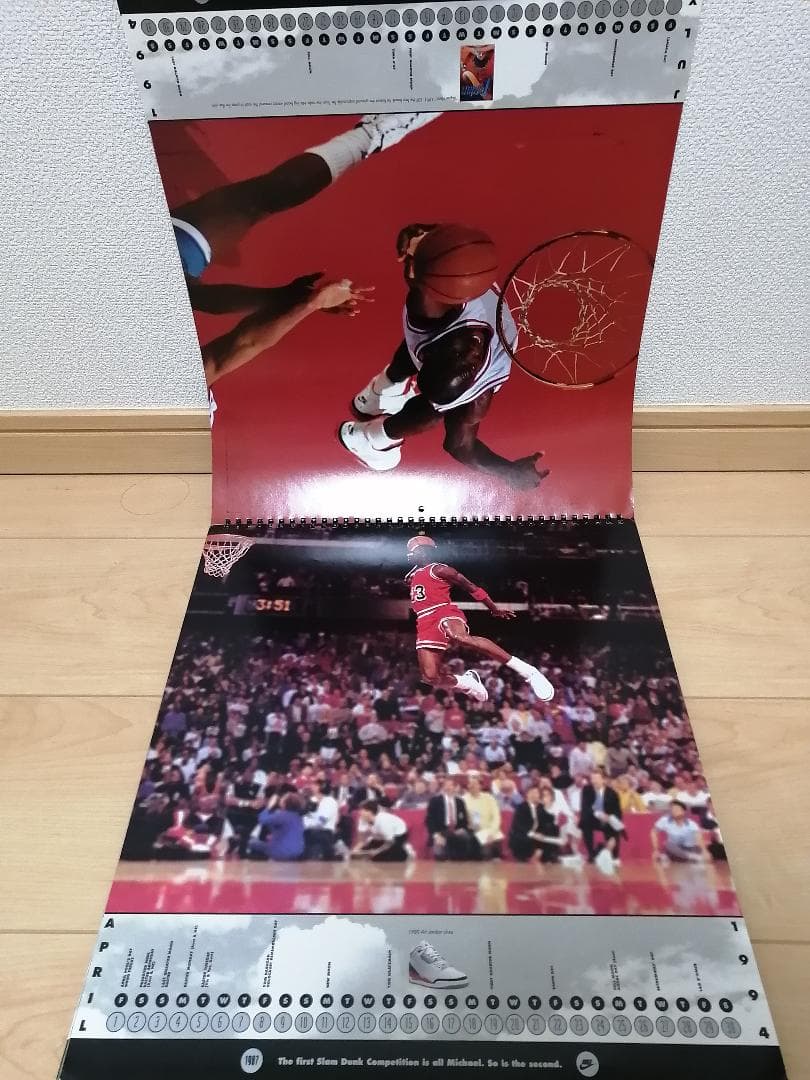 美品】マイケルジョーダン10yearsカレンダー