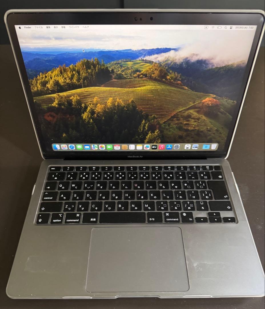 MacBook Air M1 日本語配列 16GB 512GB Apple M1 MacBook Air Laptop, 13-inch, 7-core GPU, 16GB/512GB