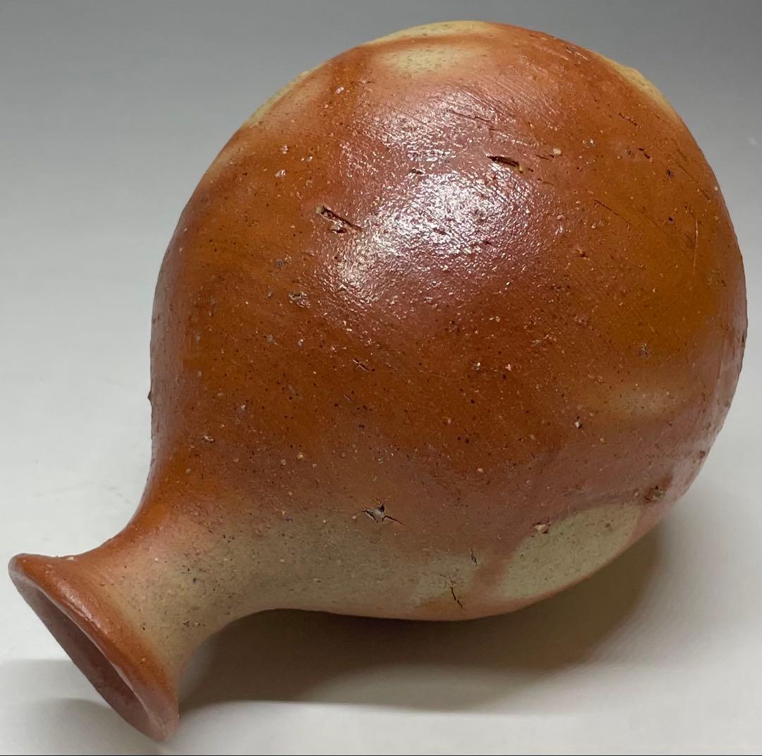 人間国宝 伊勢崎淳 備前緋襷徳利 四方桟共箱 d5732 - メルカリ