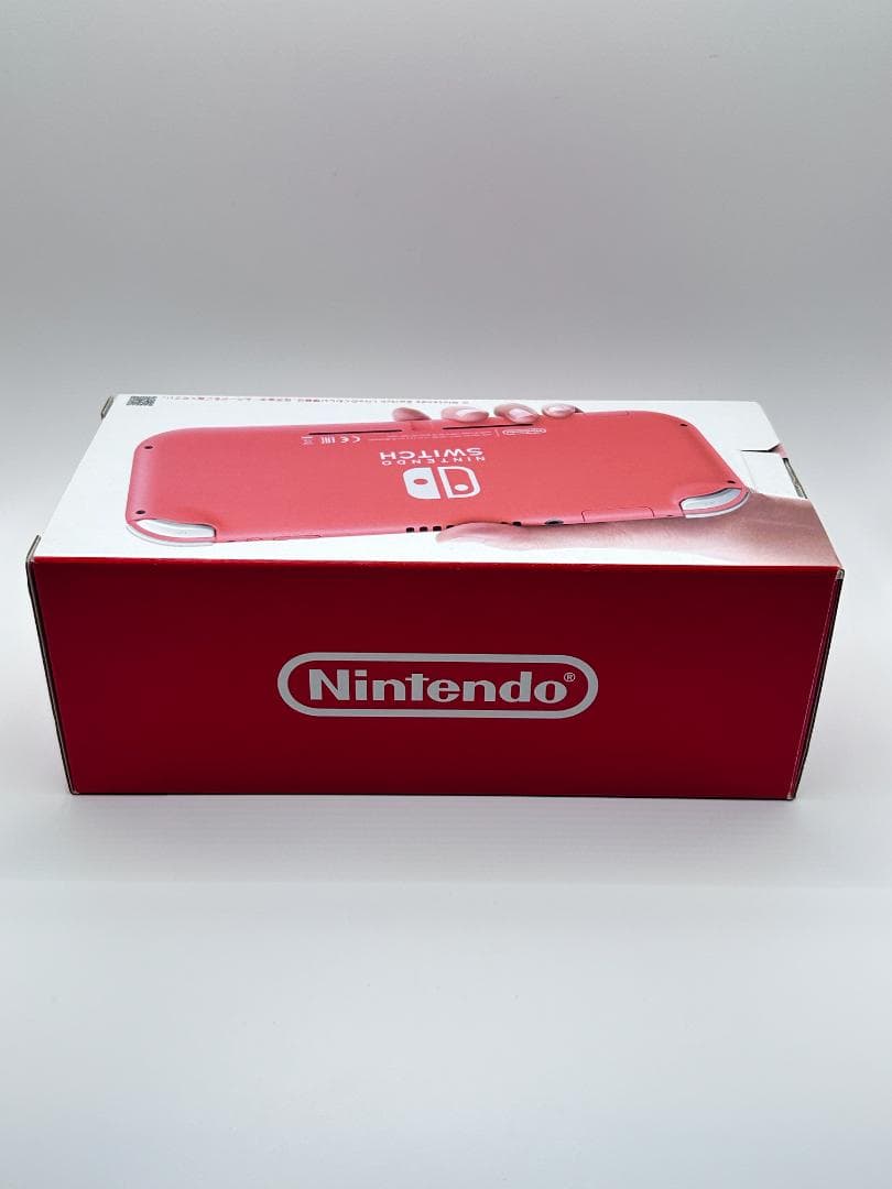 Switch Lite 本体 箱 充電器 コーラル 動作確認済 #131 - メルカリ