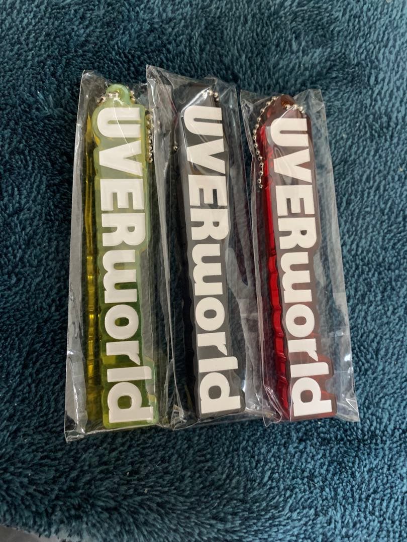 UVERworldアクリルブロックキーホルダー 3色セット