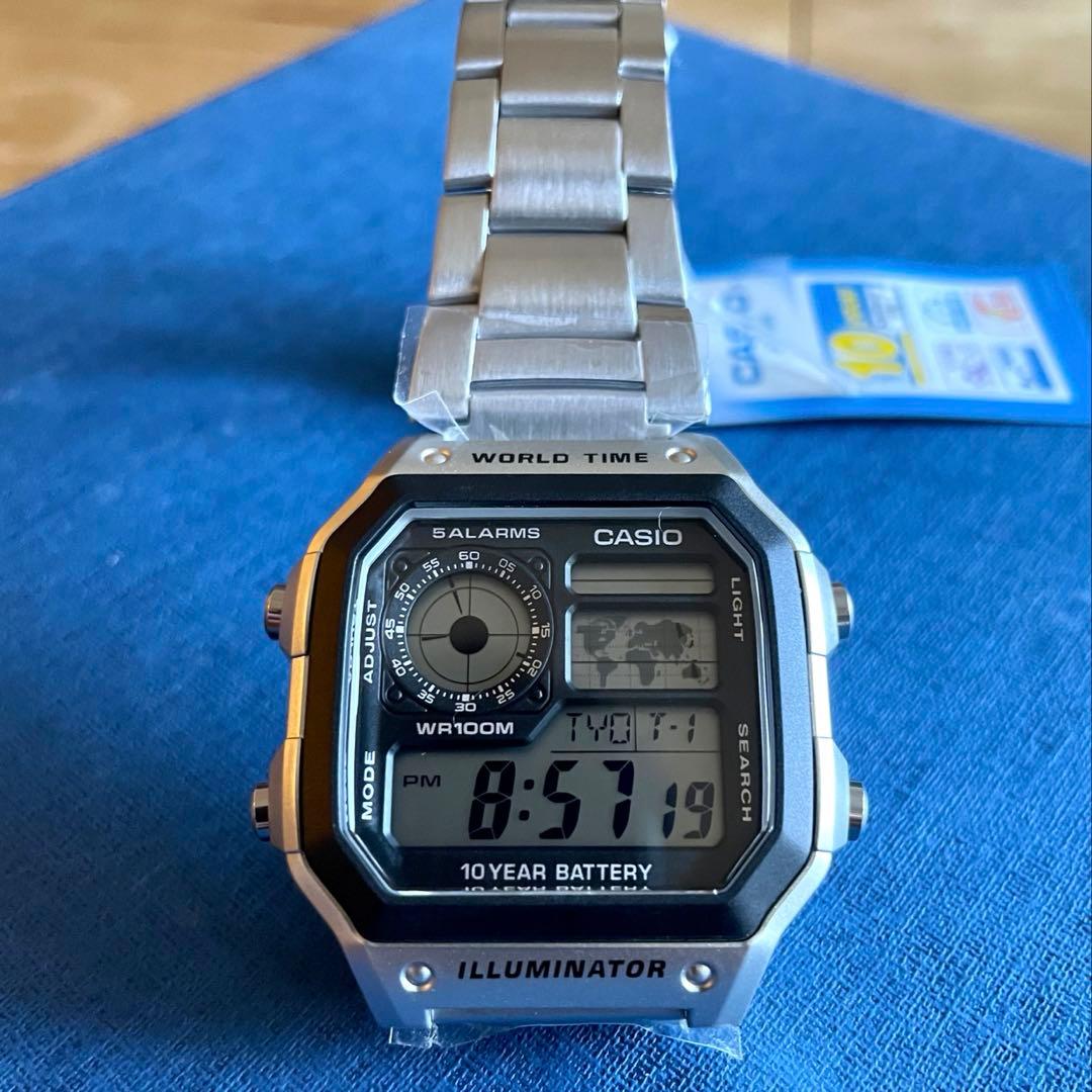 カシオ デジタル腕時計 世界48都市ワールドタイム対応モデル フル