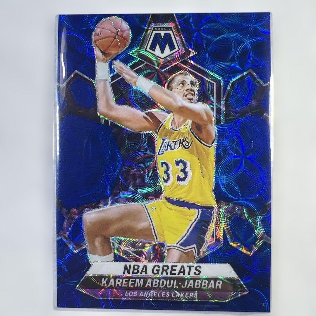 25シリ NBA レイカーズ カリームアブドゥルジャバー Mosaic パラレル