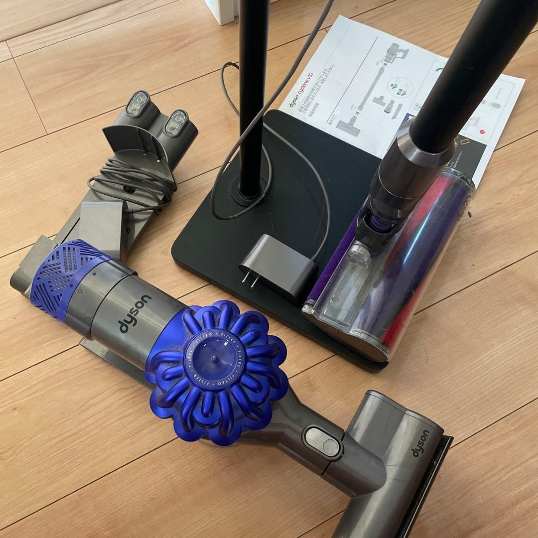 Dyson Cyclone V10 スティッククリーナー本体、V6ハンディー本体