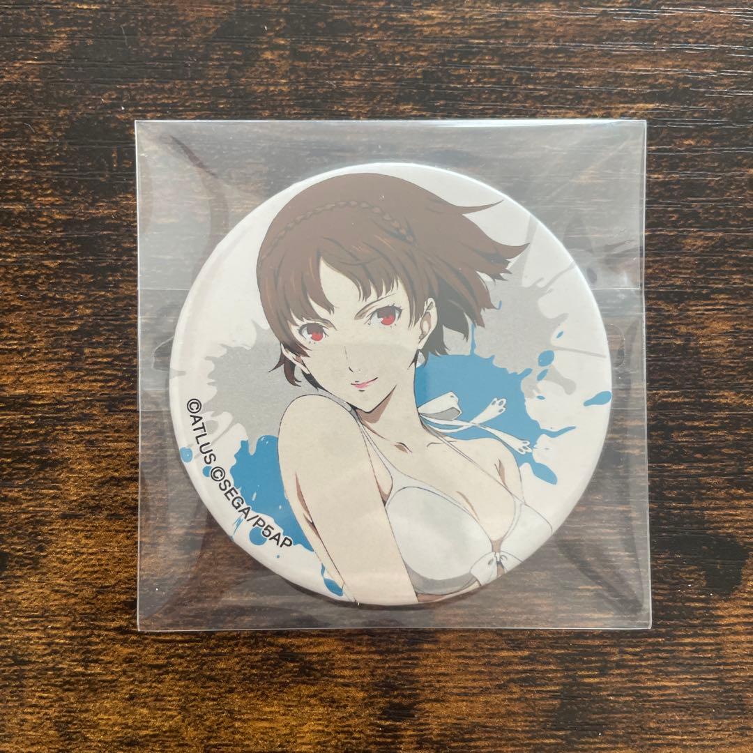 ペルソナ5 純喫茶ルブラン 屋根裏作戦会議 缶バッジ 水着 新島真