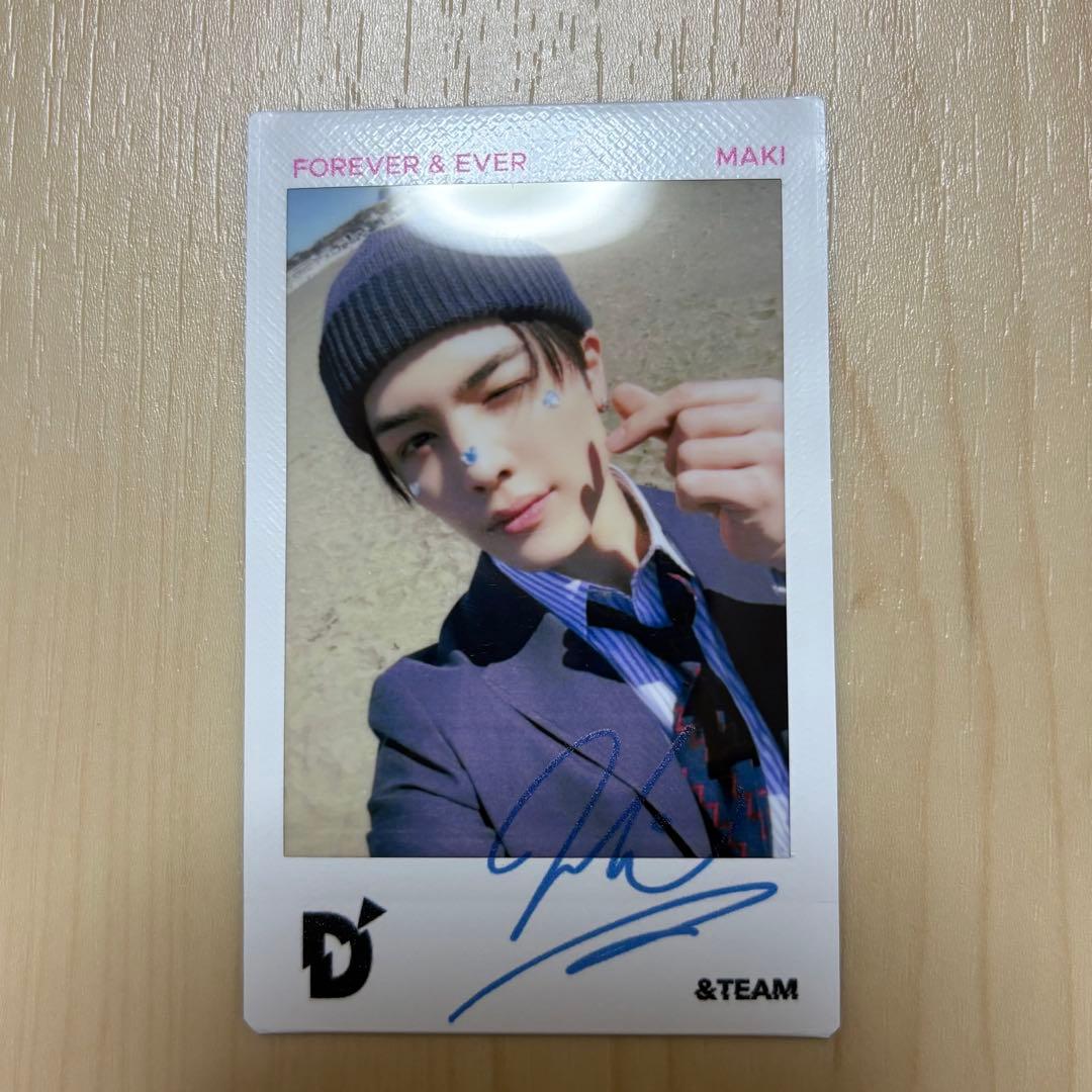 &TEAM MAKI マキ D'PARTMENT サインフォト チェキ - メルカリ