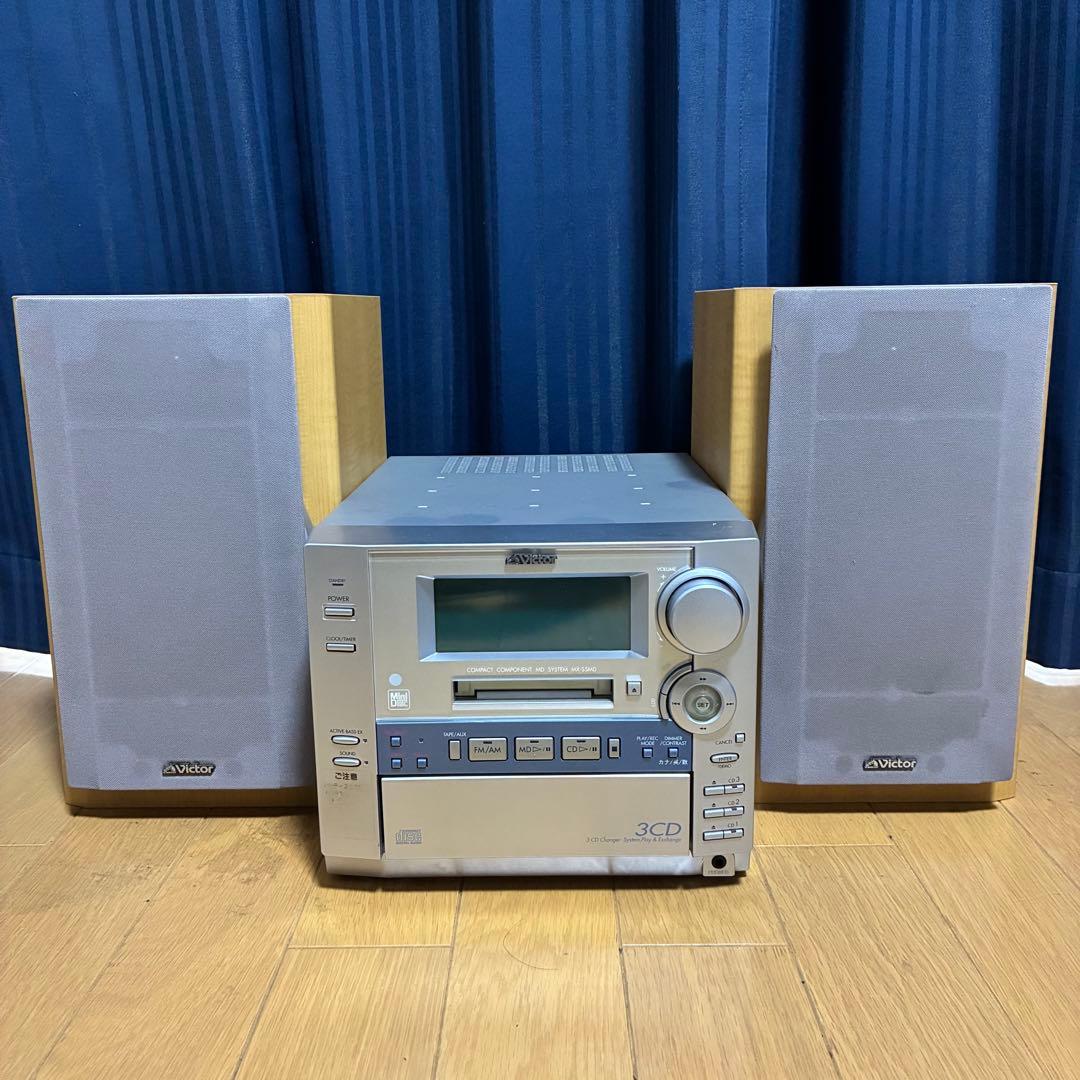 動作確認済み】Victor ビクター MX-S5MD 3連奏CD コンポ - メルカリ