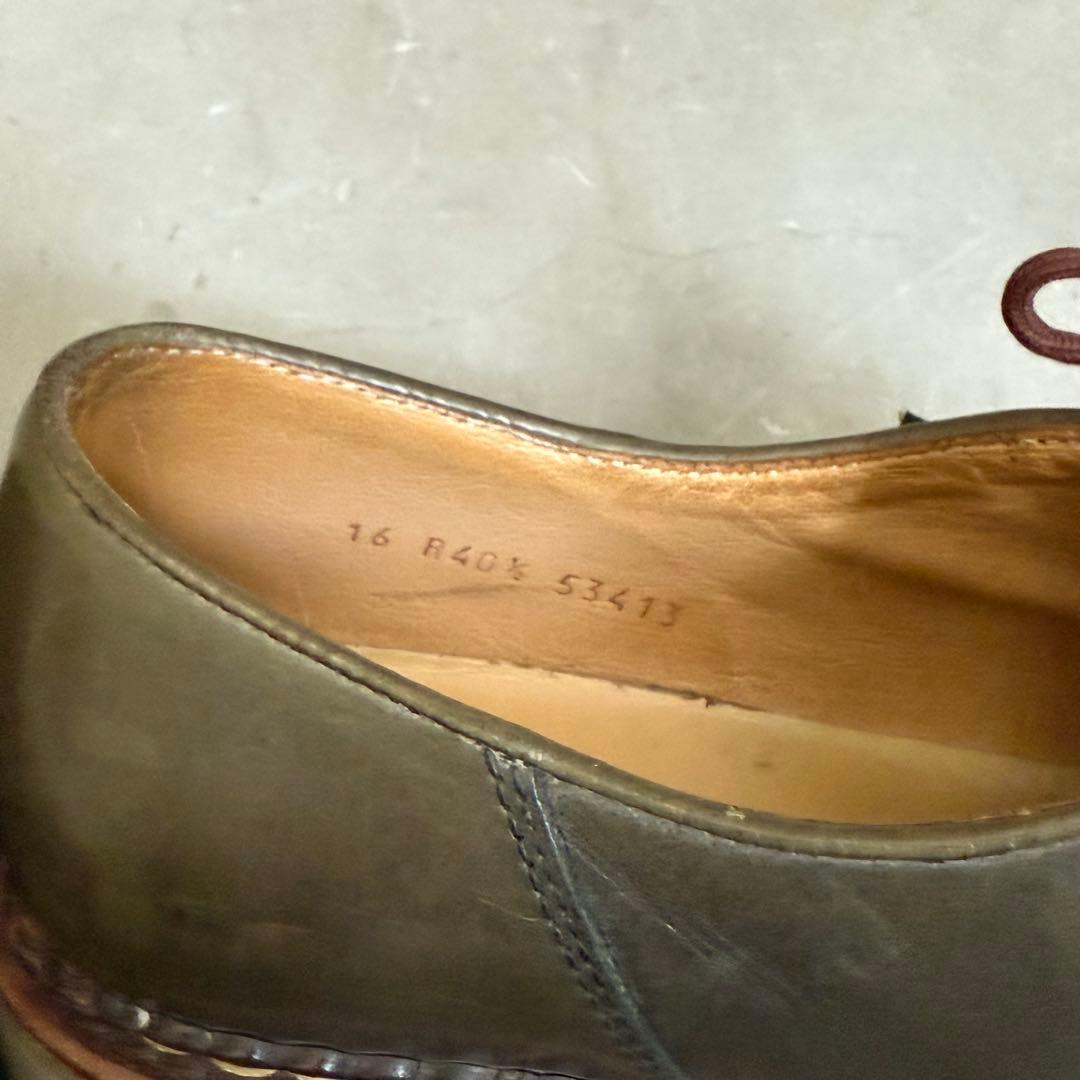 パラブーツ ミカエル 7 オリーブ グリーン - メルカリ