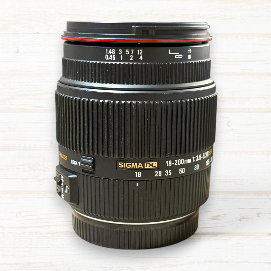 SIGMA ズームレンズ 18-200mm Ⅱ DC OS HSM Canon用