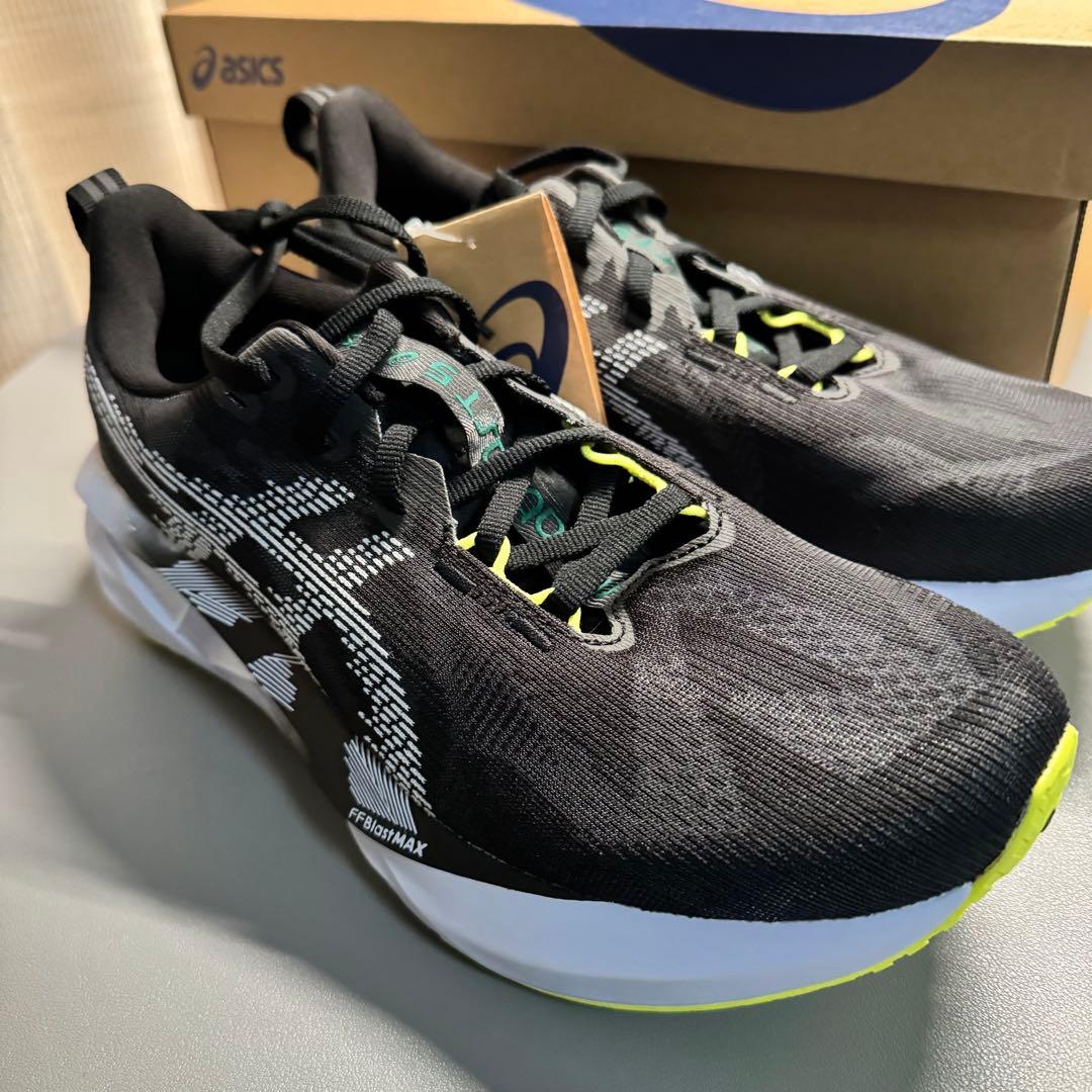 アシックス　ノヴァブラスト5 26.5cm Black/Blue Fade