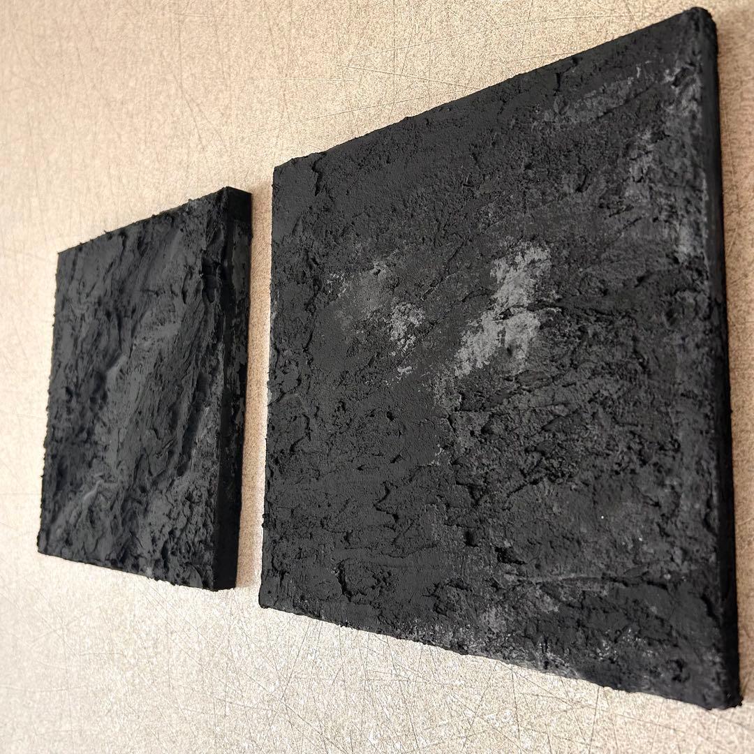 Japanese Art Panel】和モダン 漆喰 アートパネル 3枚組