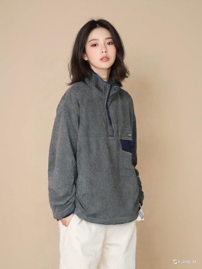 patagonia パタゴニア シンチラスナップT プルオーバー 柴田ひかり着