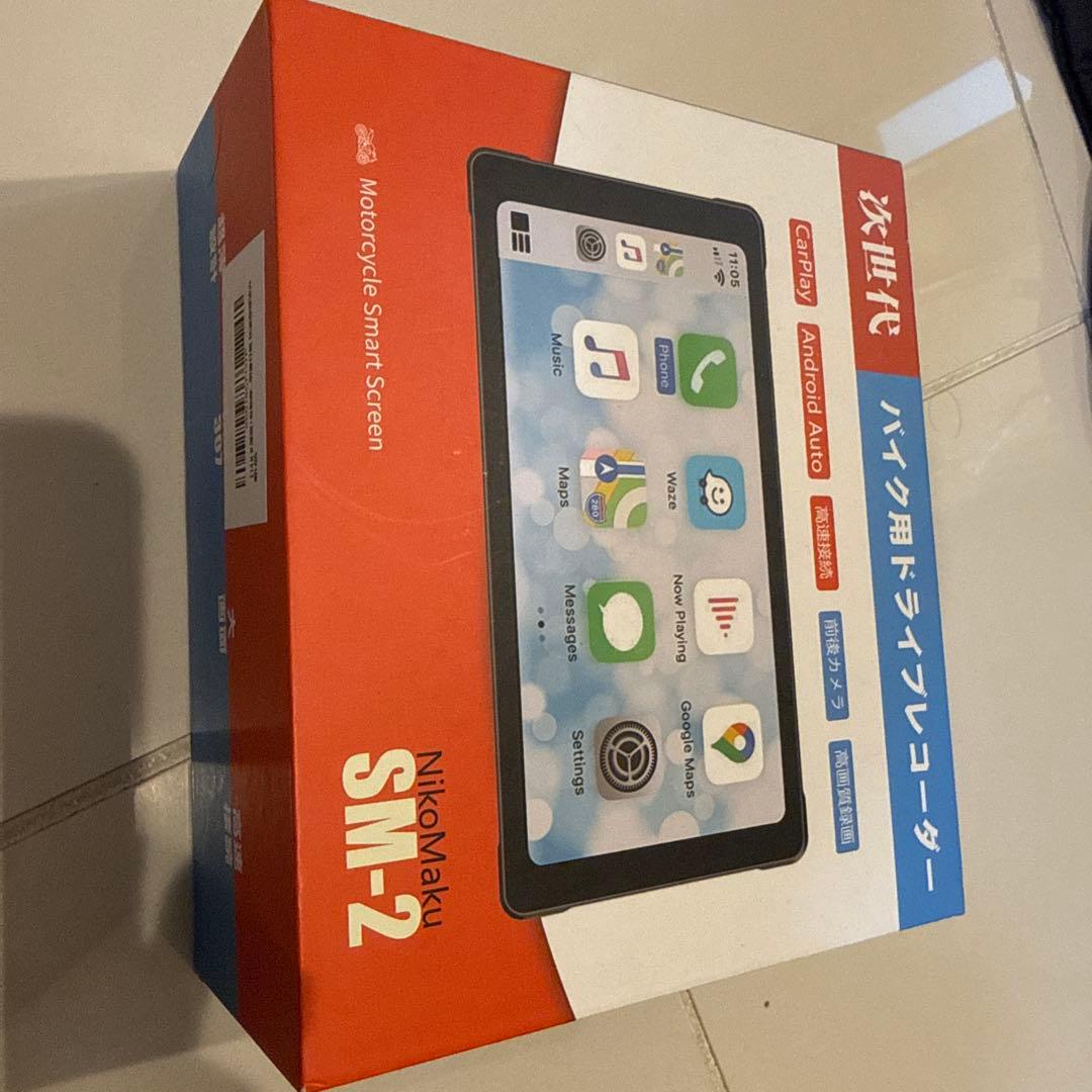 【新品】バイク用スマートモニター&ドライブレコーダー　NikoMaku SM-2 Amazon.co.jp: 【14MM薄型+自動輝度調整】ニコマク NikoMaku バイク