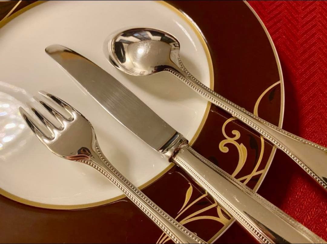 ラス1☆上品なパール☆美品☆】クリストフル パール テーブルサイズ