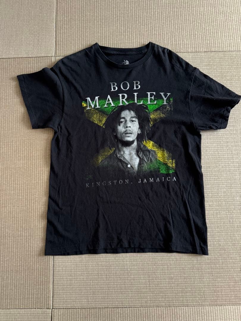 ボブマーリーヴィンテージTシャツL ザイオンZION BOB MARLEY 黒