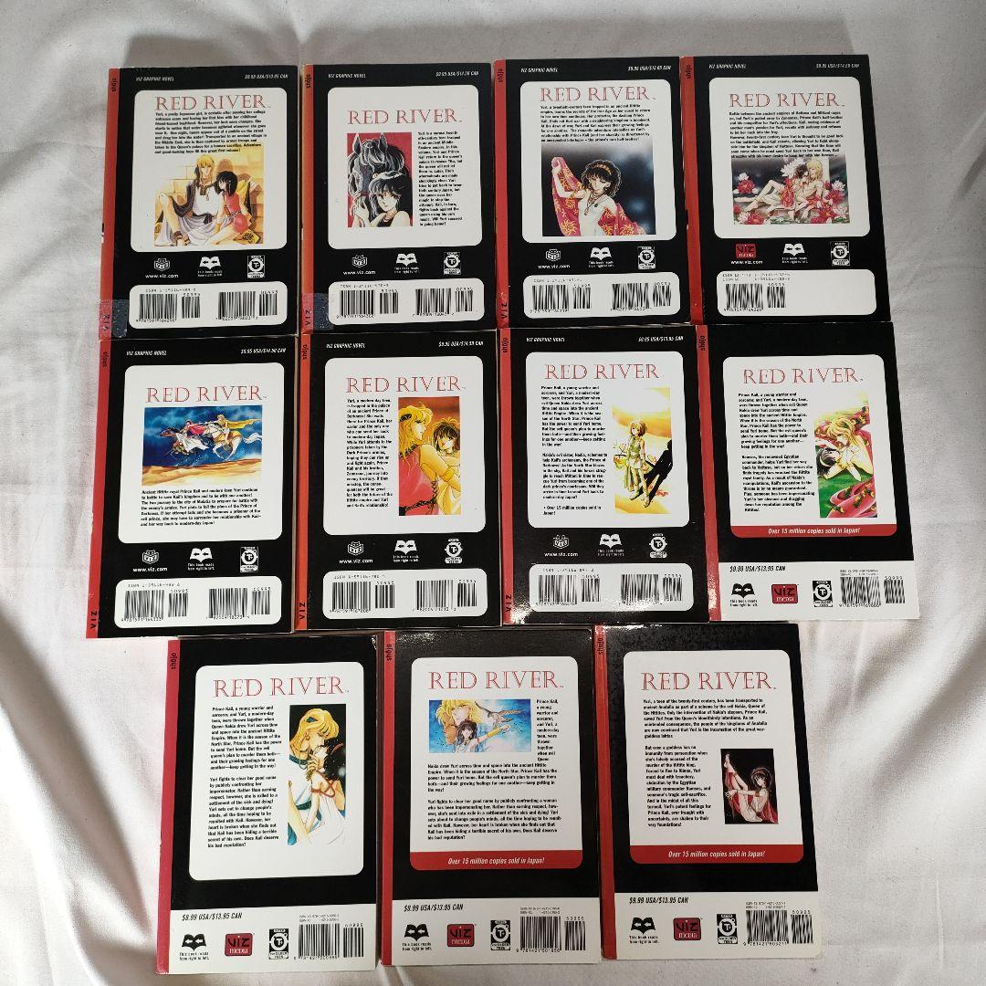 Red 　1~21巻セット (18巻抜け)　天は赤い河のほとり　英語版