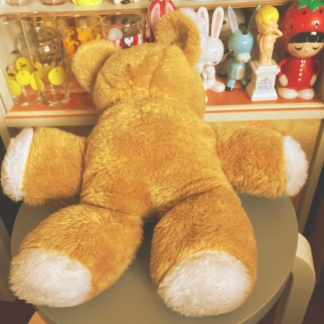 昭和レトロ ベロ出しクマ ぬいぐるみ オリエンタルトーイ 当時物 熊