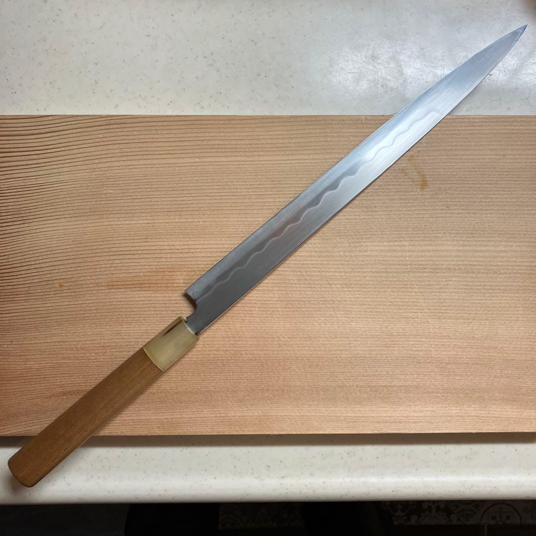 武信？ 本焼 フグ引き包丁 白鋼 天然砥石で本刃付け済み❗️ - メルカリ