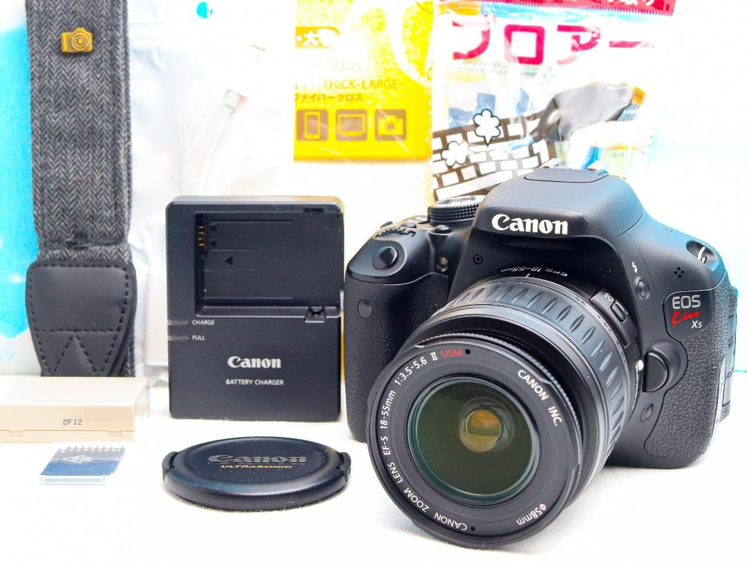 Canon キャノン Kiss X5⭐️スマホに送れる⭐️初心者おすすめ - メルカリ