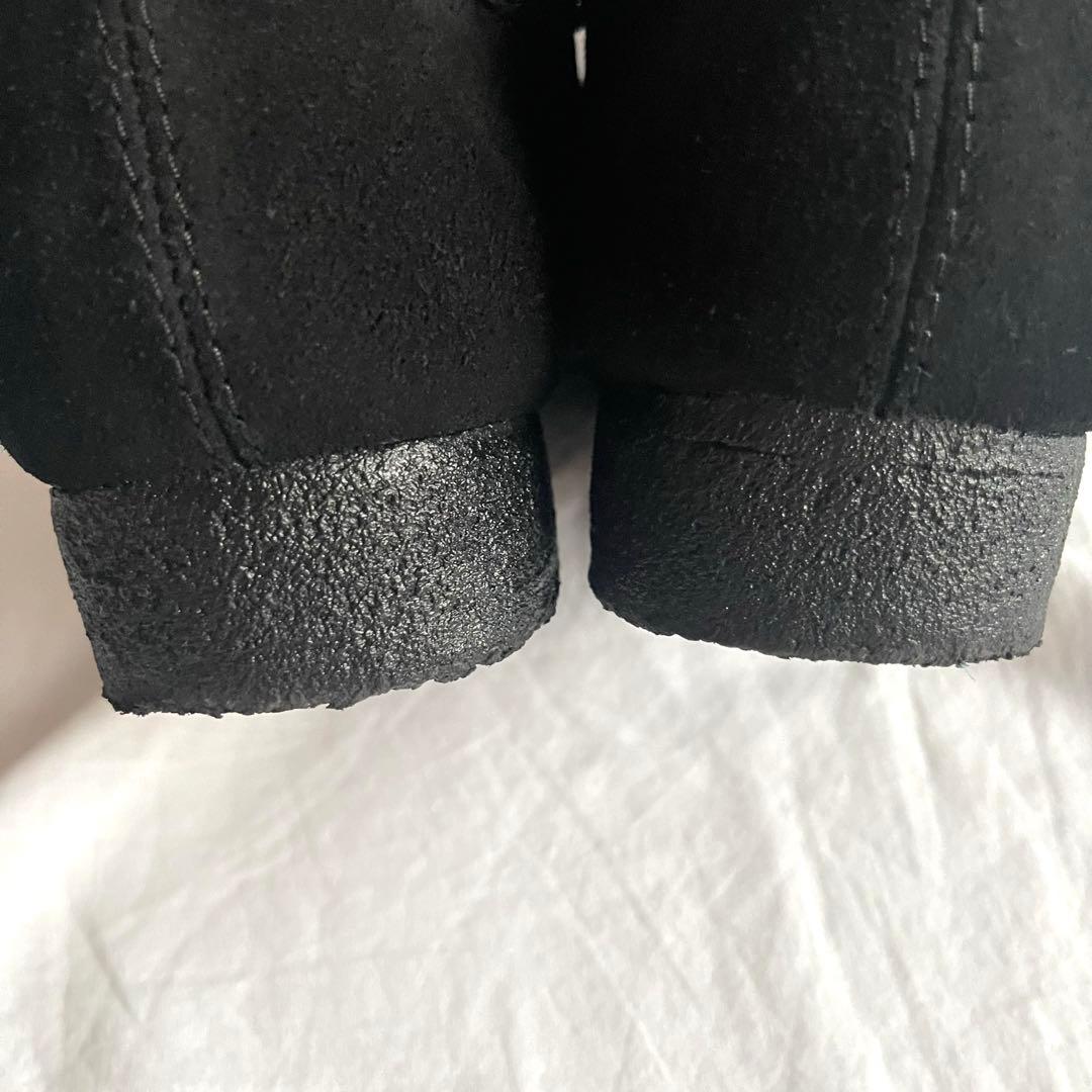 【美品】クラークスオリジナル　ワラビー　25.5cm ブラック