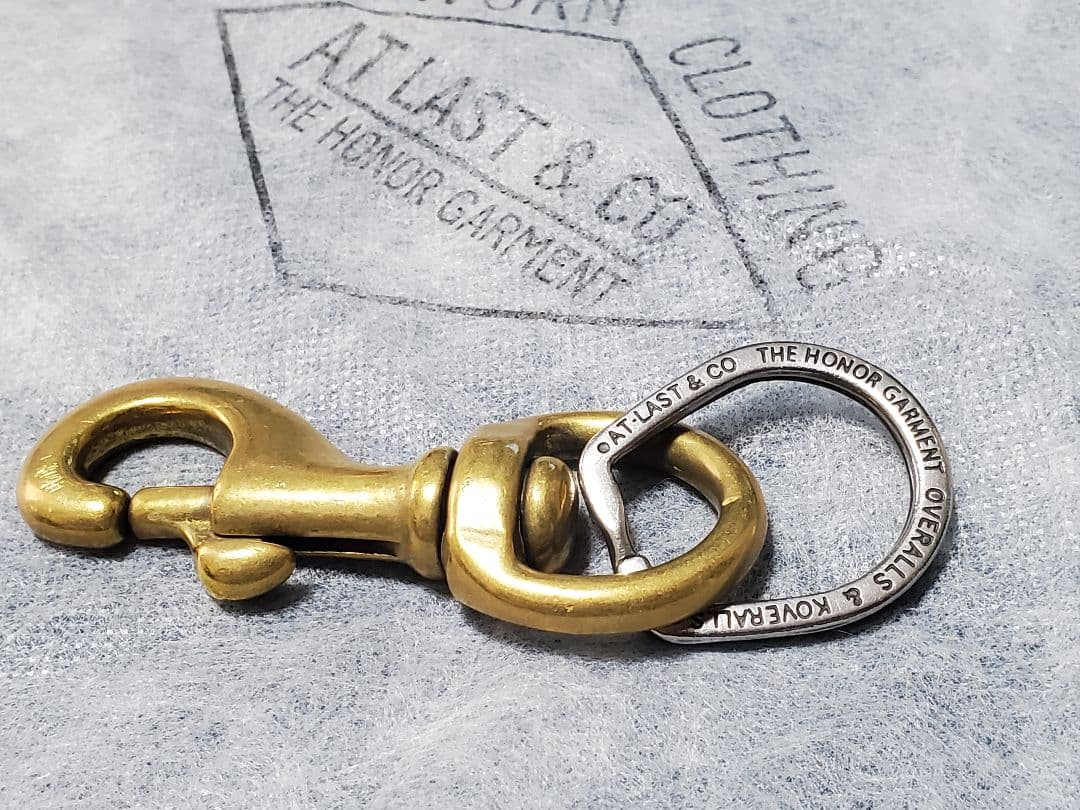 アットラスト キーリング1 TIMEWORN AtLast ブッチャープロダクツ