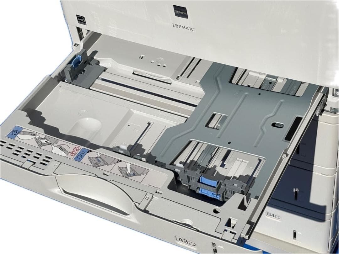 Canon A3カラーレーザープリンター LBP841C 給紙4段＋台車付 - メルカリ