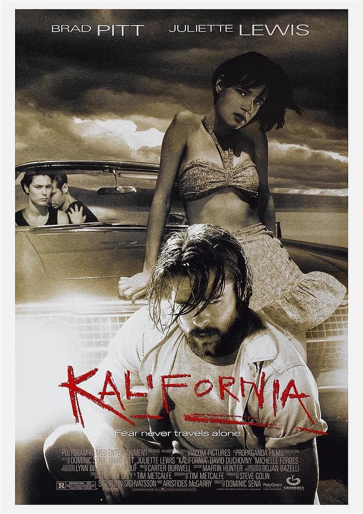 ポスター☆映画『カリフォルニア』（Kalifornia）US版/ブラピ - メルカリ