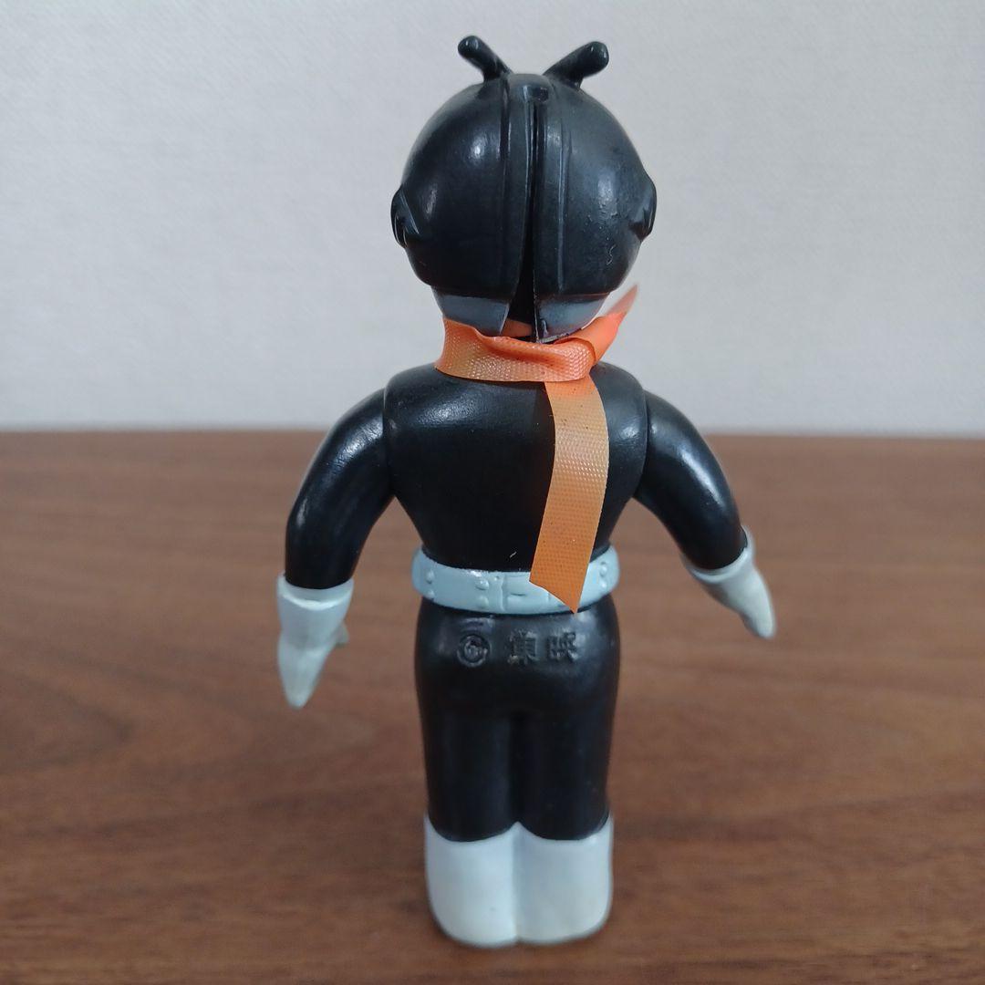 当時物 「仮面ライダー面取れ」激レアな指人形ミニソフビフィギュア