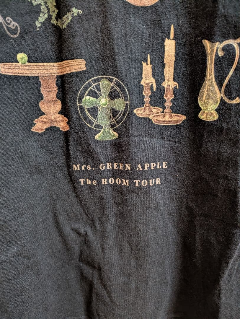 Mrs. GREEN APPLE The ROOM TOUR Tシャツ ブラック - メルカリ