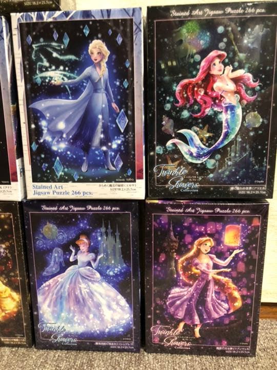 ディズニー ジグソーパズル ステンドピース266 ヒロイン プリンセス