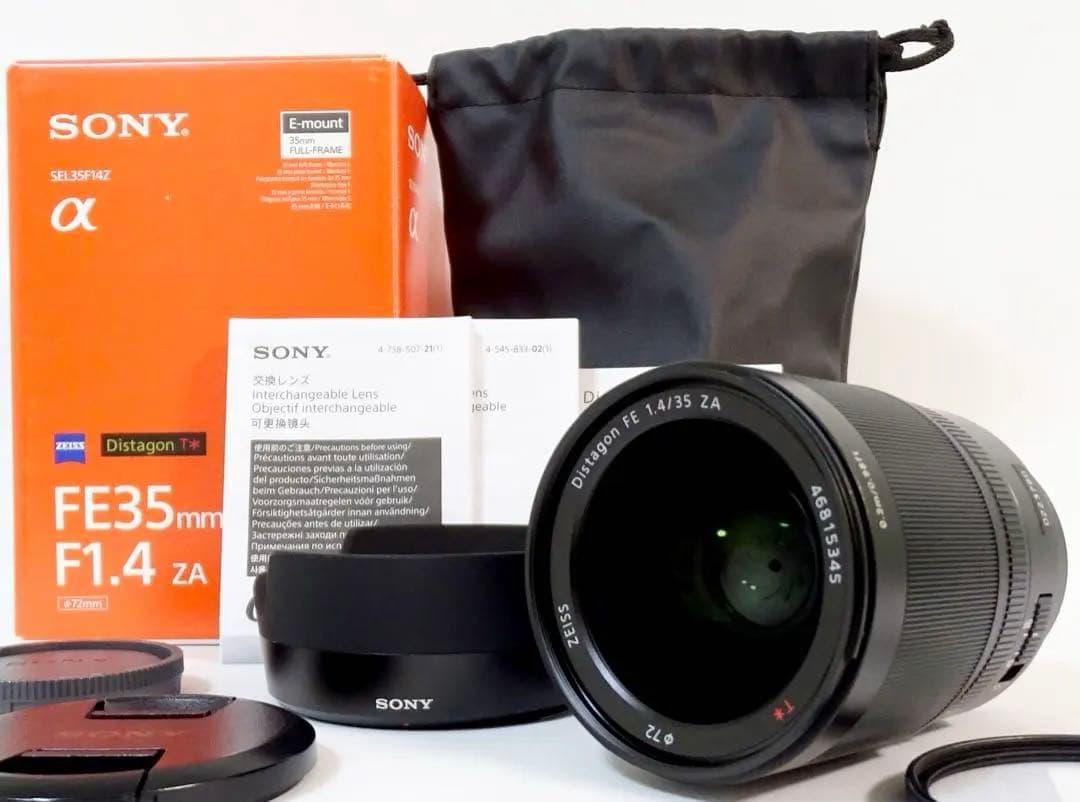 美品 ◆箱付き◆ SONY FE 35mm F1.4 ZA SEL35F14Z Amazon.com : Sony SEL35F14Z T* FE 35mm F1.4 ZA Full-Frame E-Mount