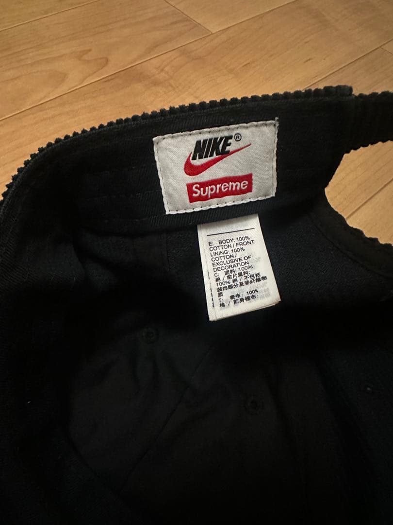 帽子 Supreme / Nike Arc Corduroy \"Black\"