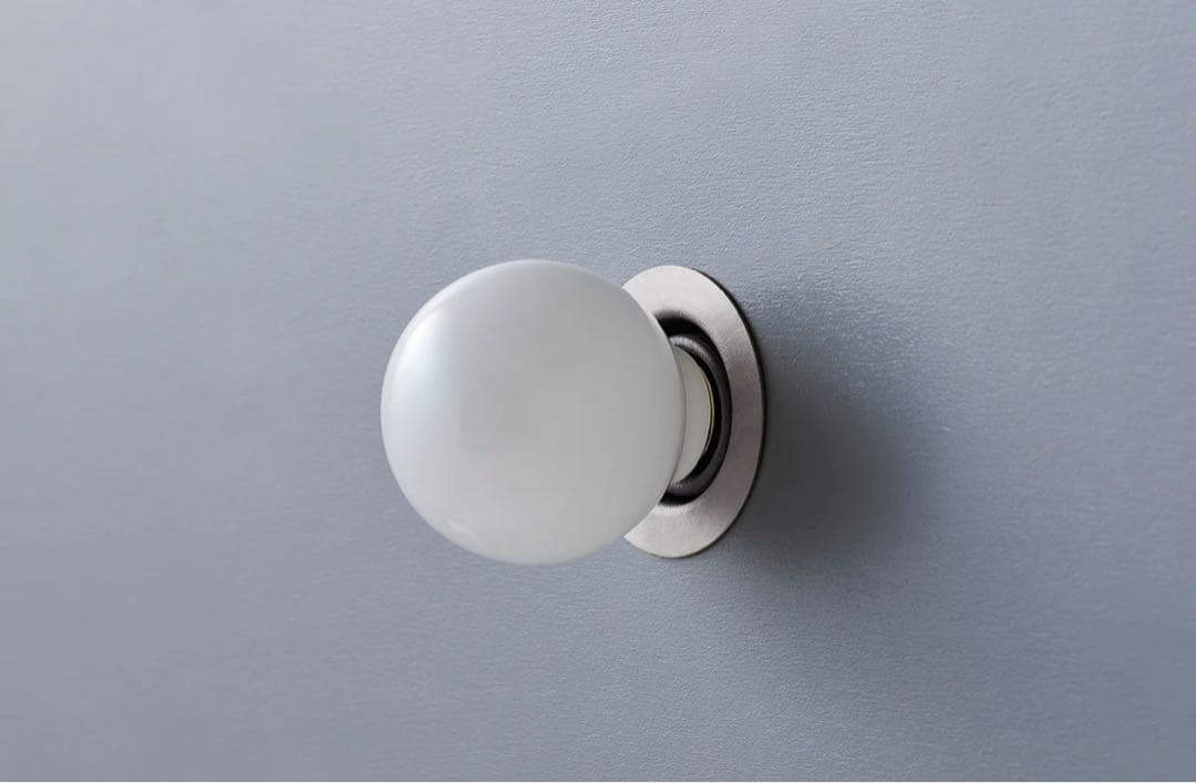 NEW LIGHT POTTERY mob17 silver E17壁掛け照明 mob.17 - NEW LIGHT POTTERY