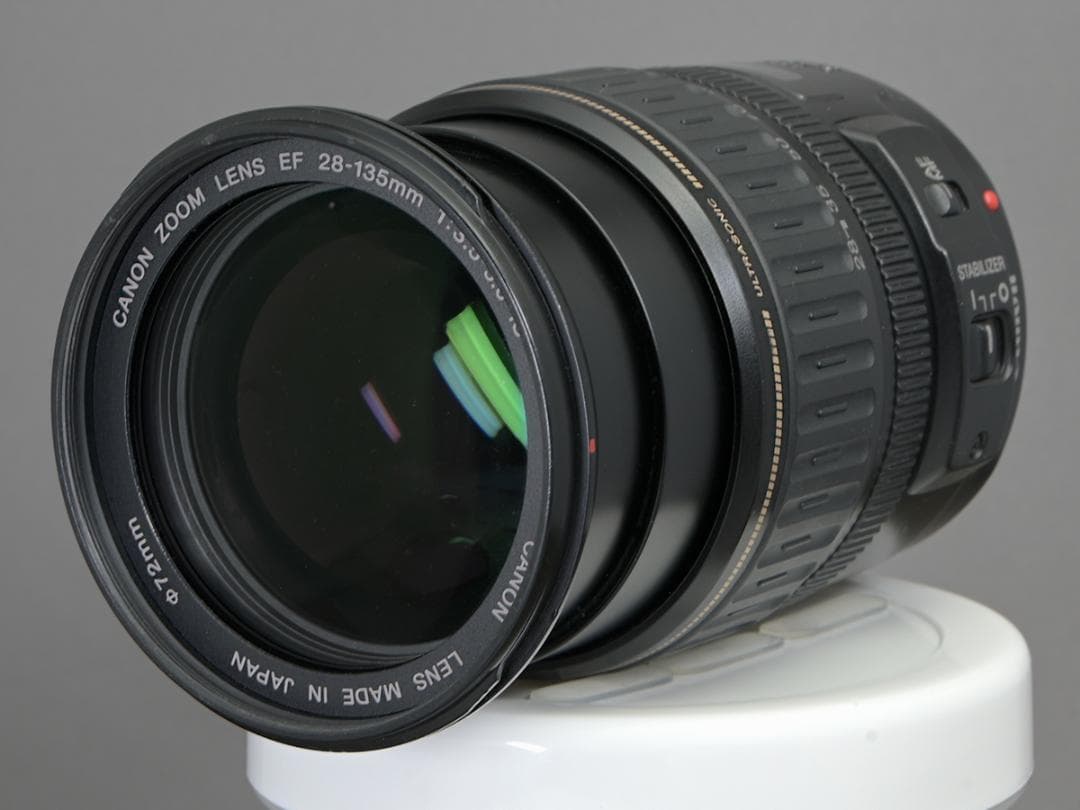 Canon EF 28-135mm ズームレンズ 美品 社外品新品フード