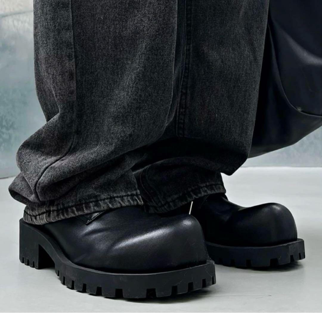 HANQIAORIJI ステロイドダービー似 ブーツ レザー - メルカリ