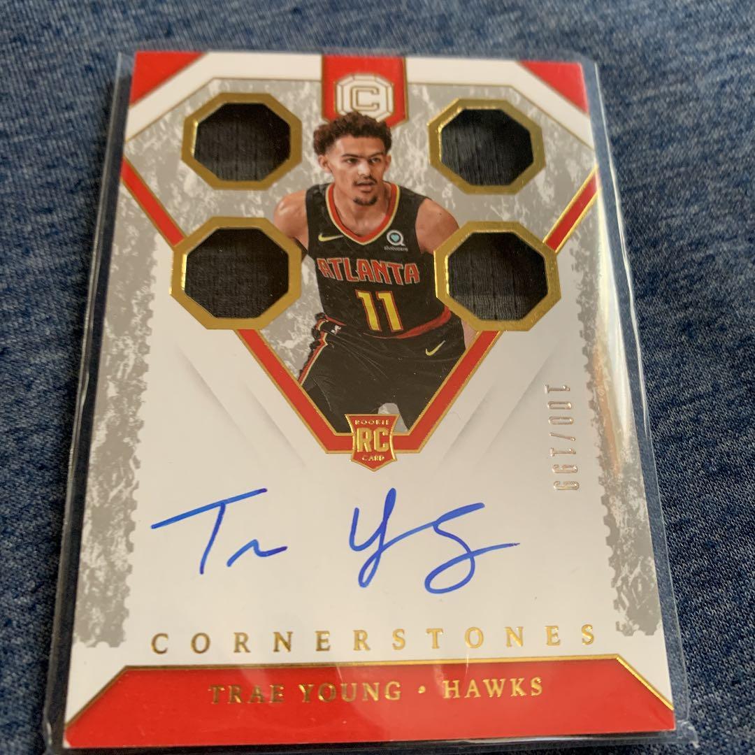 Trae Young RC Auto Cornerstones トレイ・ヤング Trae Young RC Auto Cornerstones トレイ・ヤング