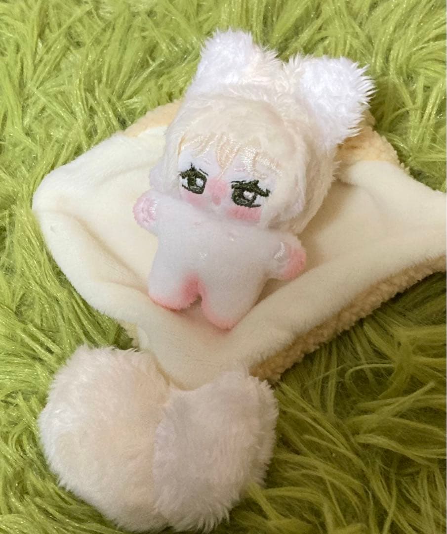 自作ぬいぐるみ・まつ毛の男の子