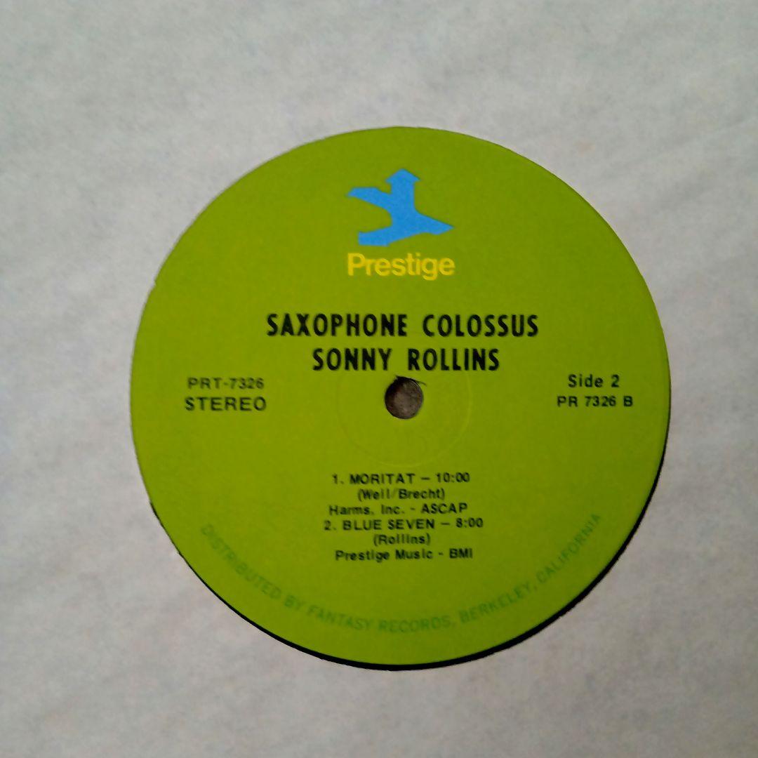 Sonny Rollins Saxophone Colossus レコード - メルカリ