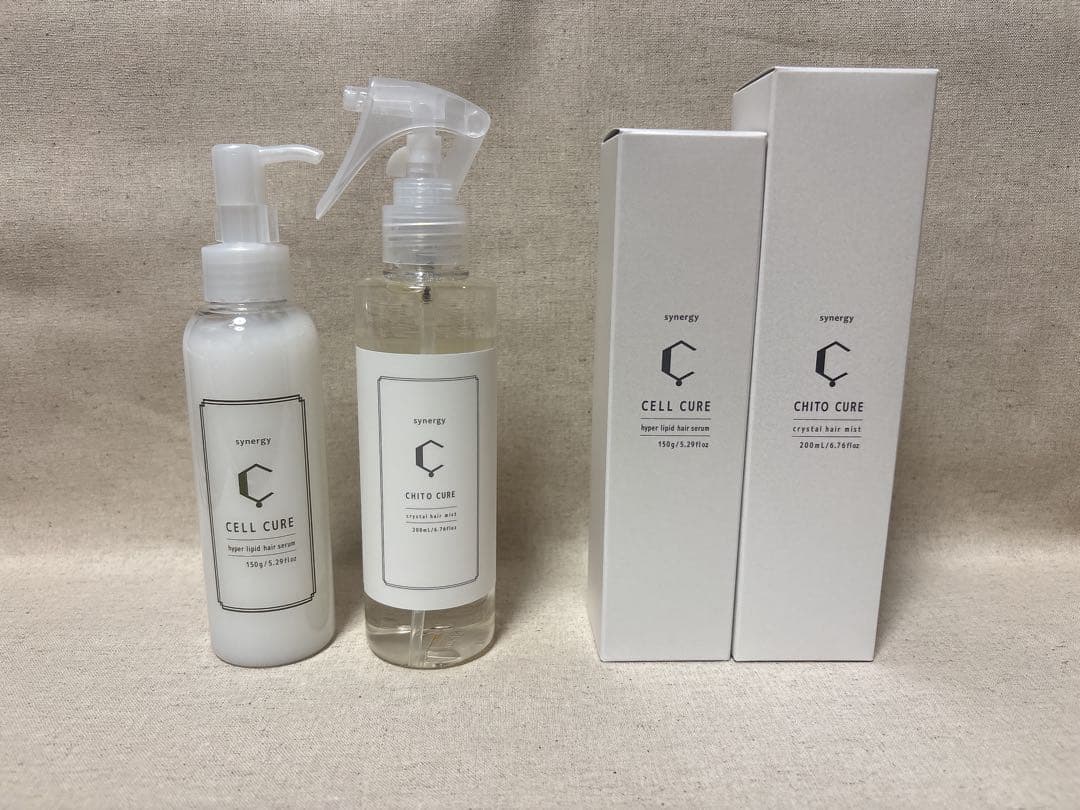 新品】synergy シナジーセルキュアヘアミルク キトキュアヘアミスト