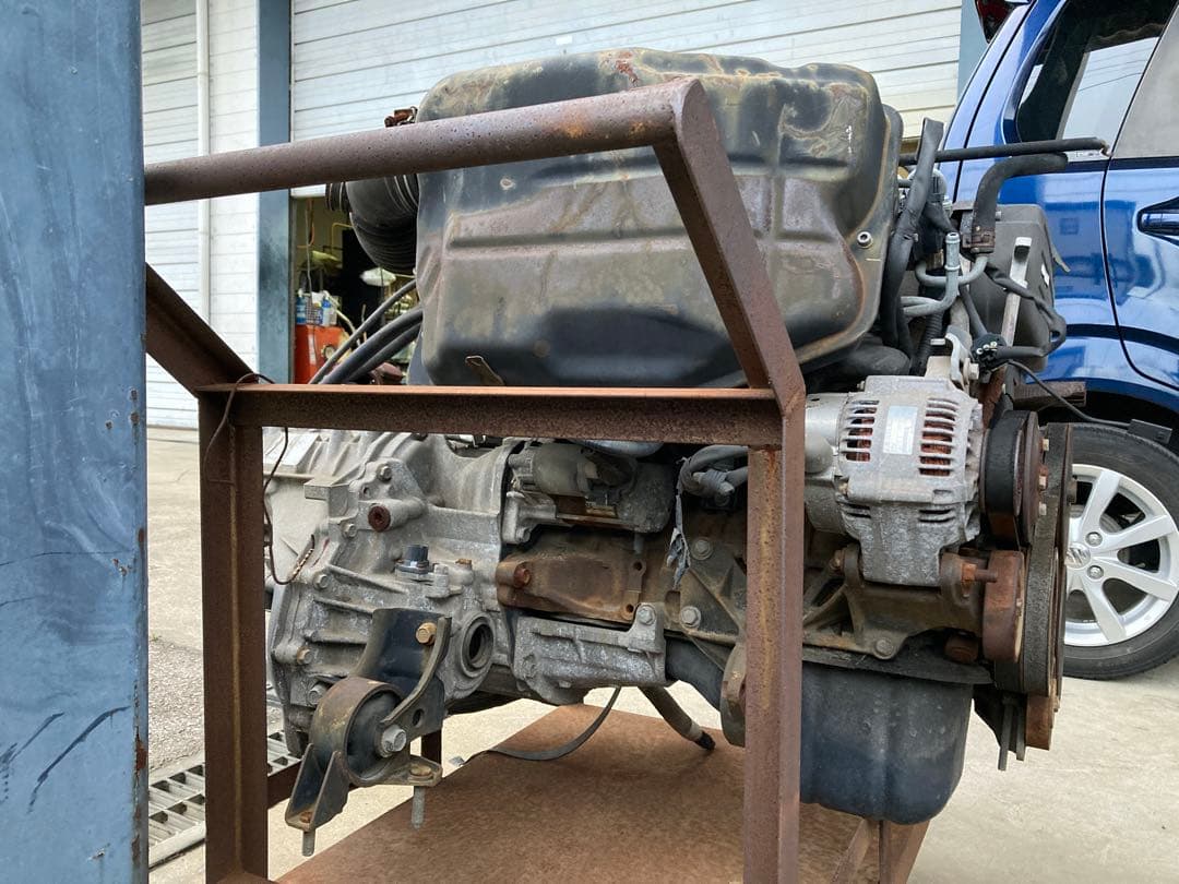 メ*ル様 引き取り限定 トヨタ 4AG エンジン本体 AT付き - メルカリ